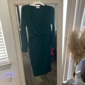 Never worn pink lily wrap dress